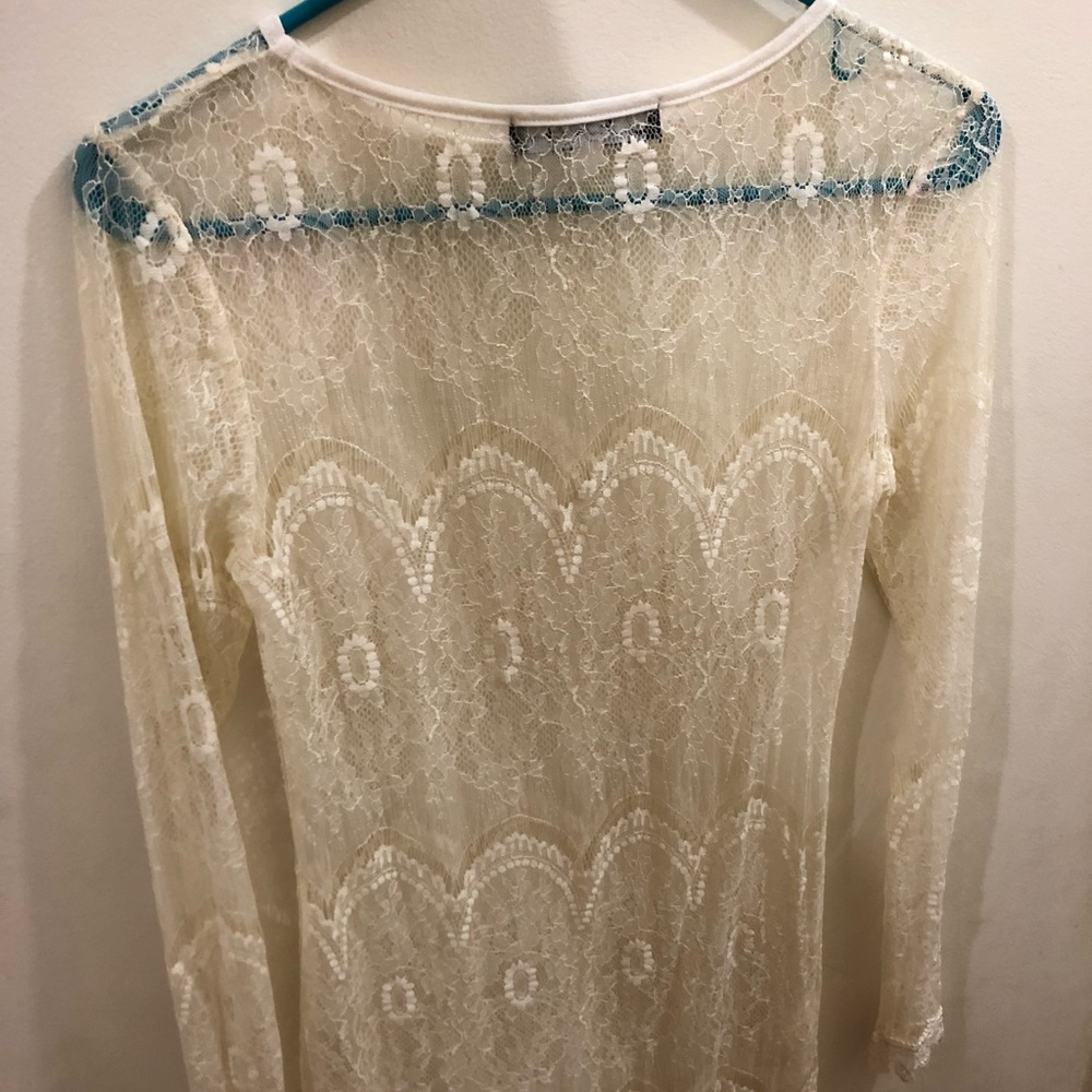 White lace dress